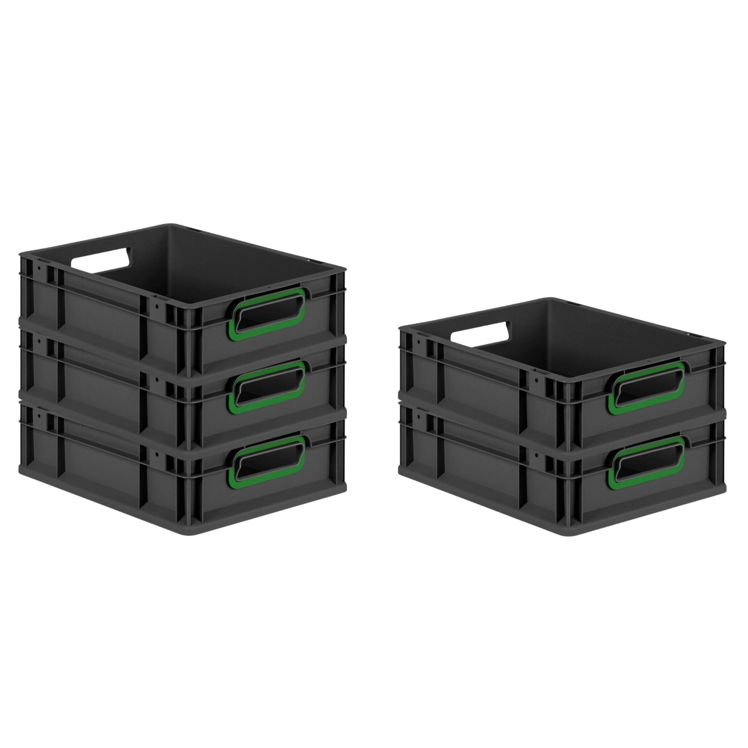 PROREGAL SparSet 5x Eurobox Nextgen Color HxBxT 12x30x40cm 11 Liter Griffe günstig online kaufen