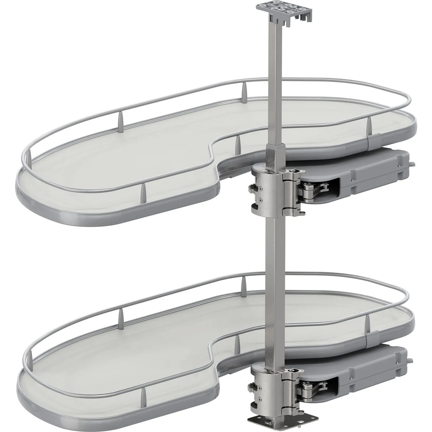 Vauth-Sagel Eckschrankauszug Cornerstone Maxx Planero Korpusbreite 900 mm Links Silber Hellgrau