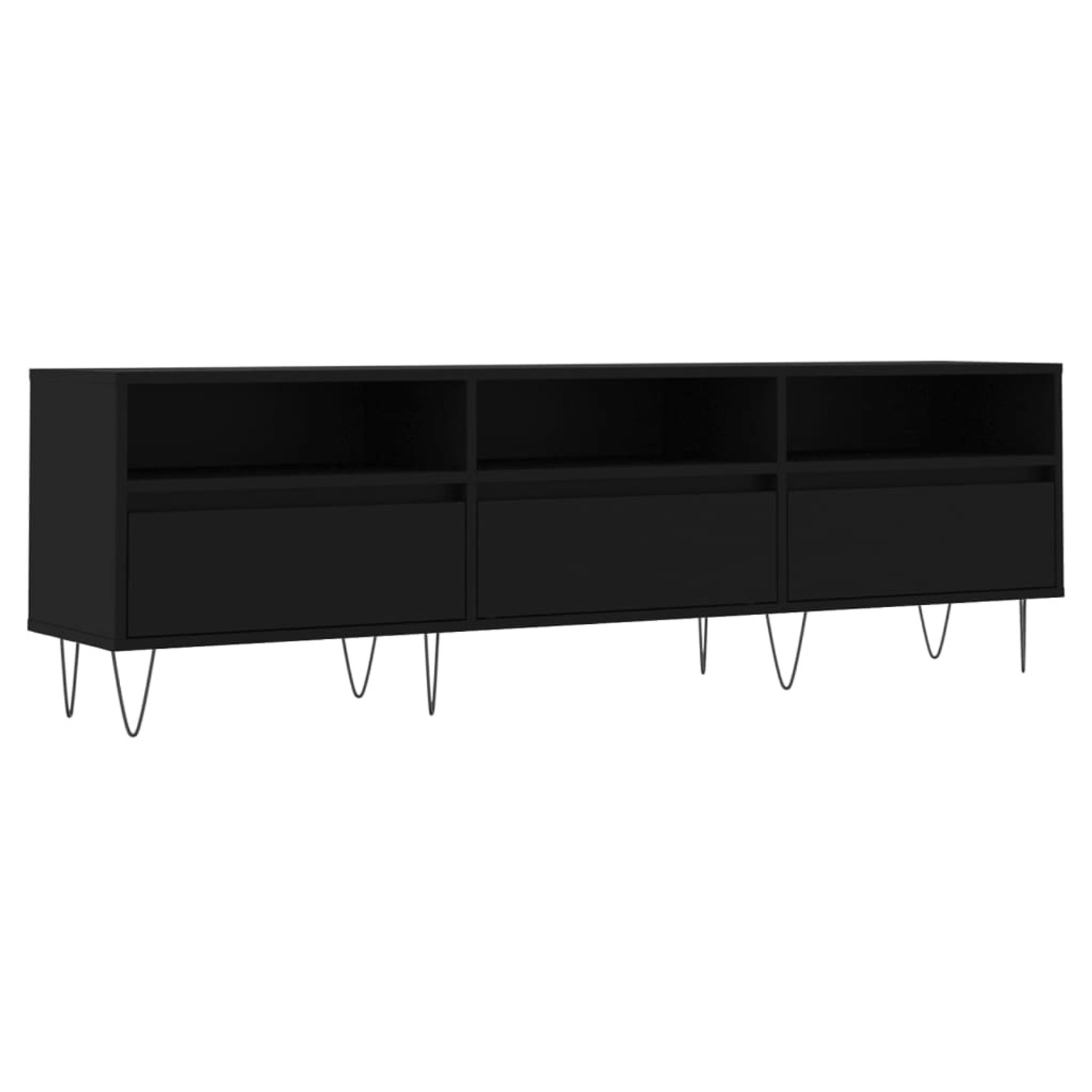VidaXL TV-Schrank Schwarz 150x30x44,5 cm Holzwerkstoff  Modell 5 günstig online kaufen