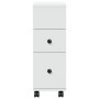 vidaXL Badschrank Schmal mit Rollen Weiß Holzwerkstoff 855232_4
