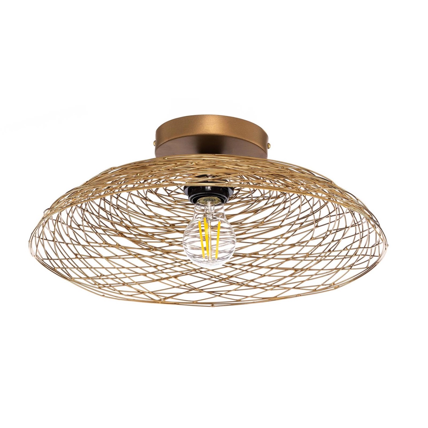 Lindby Deckenlampe Thorian 10020801 Design Modern in Gold Messing aus Metal günstig online kaufen