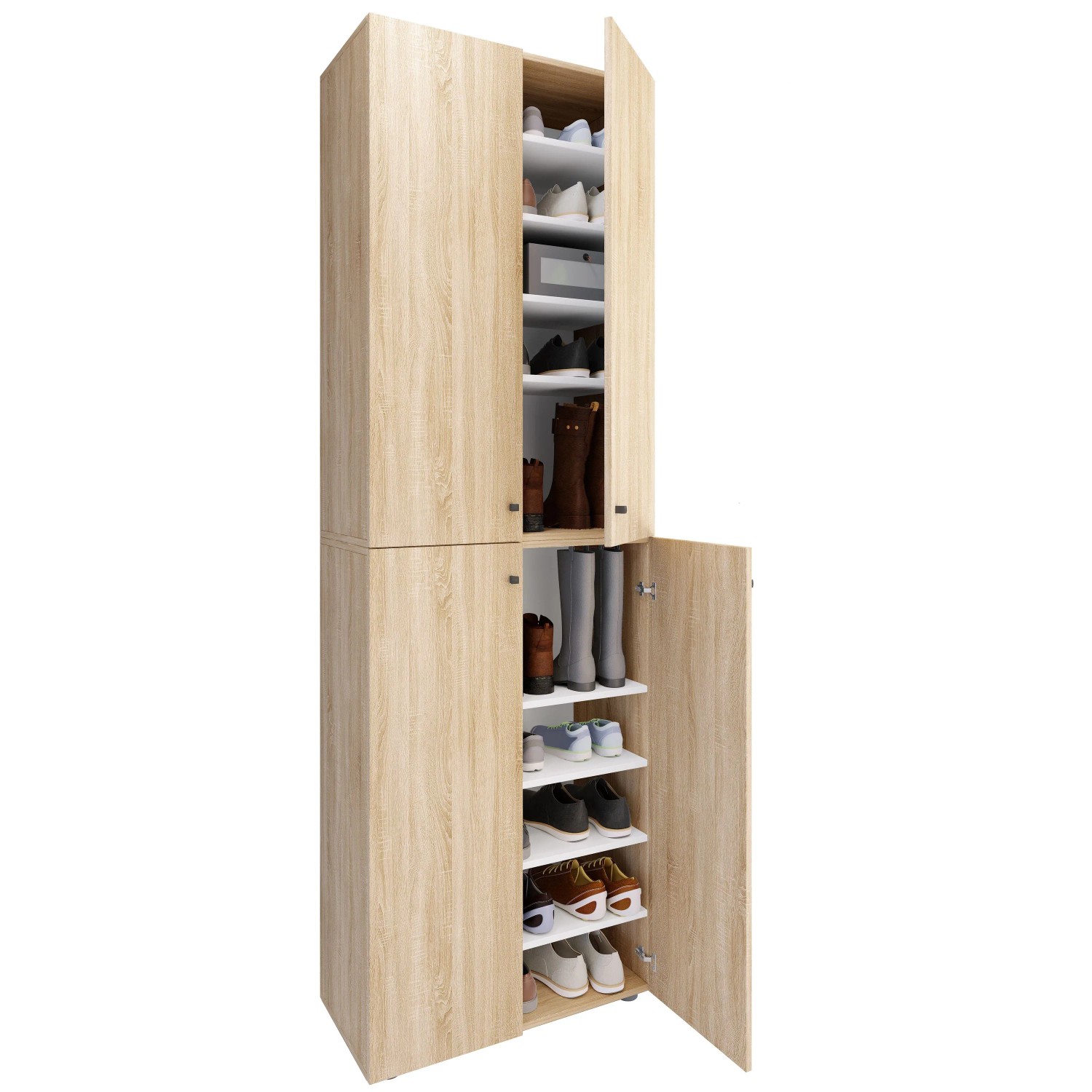 VCM Schuhschrank Lona Sonoma-Eiche