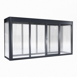 SunElements Gartenhaus SunGarden Select 4.1, anthrazit-metallic, 5,7 m².