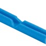 Blaues Universal-Kantenschutz-Schaumprofil, ca. 4 m, für Umzug und Schutz.