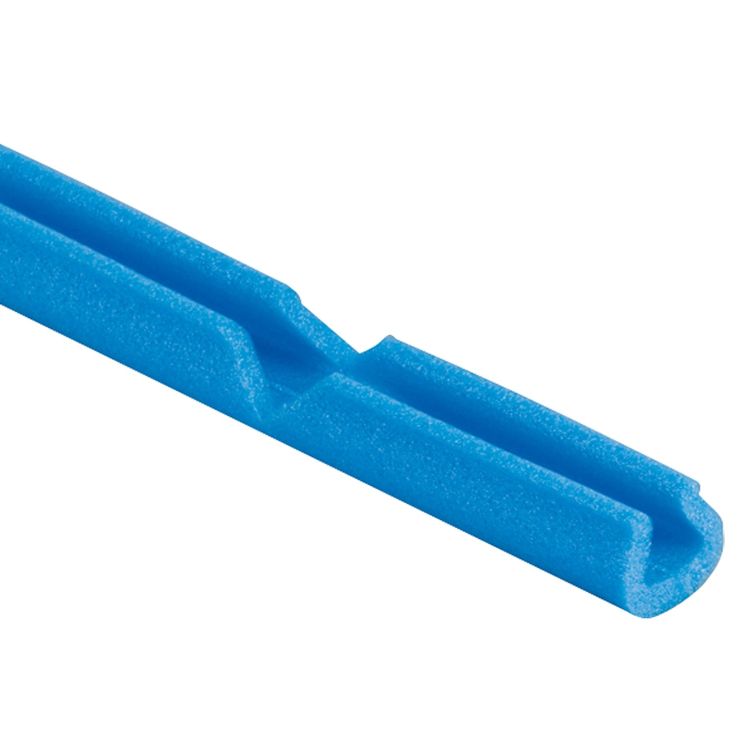 Blaues Universal-Kantenschutz-Schaumprofil, ca. 4 m, für Umzug und Schutz.