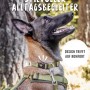 Hund mit verstellbarem Rudelkönig Hundehalsband Bella aus Nylon und Neopren, Größe 7.