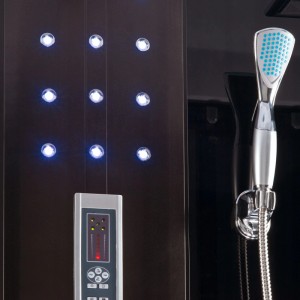 Kerra Hydromassagekabine XL 151x86 cm mit Duschwanne