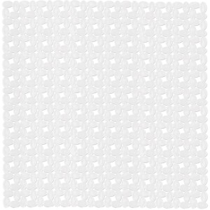 Weiße Kleine Wolke Duscheinlage Ivy, 54x54 cm, mit Saugnäpfen für mehr Sicherheit im Bad.