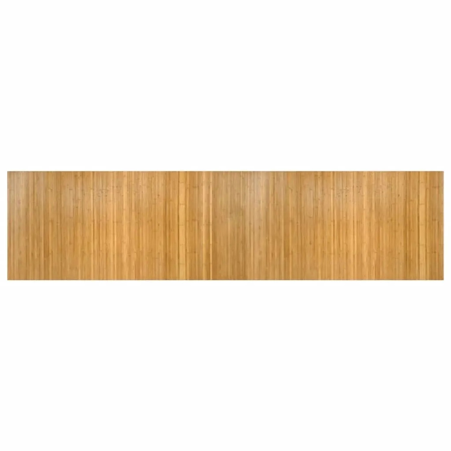 vidaXL Teppich Rechteckig Natur 100x400 cm Bambus 376817