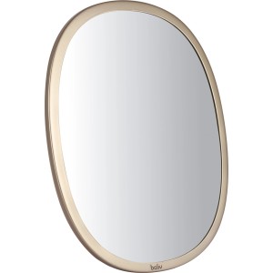 baliv Dark Wonder Kosmetikspiegel, goldener Metallrahmen, Glas