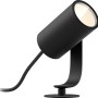 Schwarzer Philips Hue Lily LED-Spot für den Garten, 1-flammig, White & Color Ambiance.