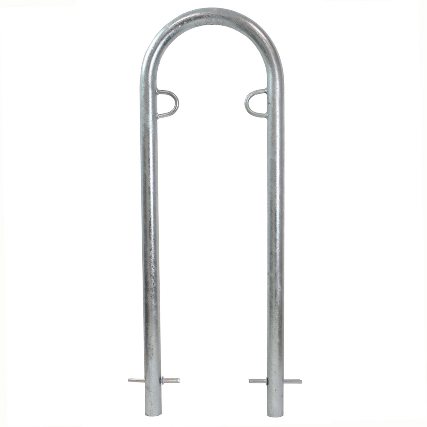 TRUTZHOLM 2x Fahrradanlehnbügel  111,5 x 40 cm Stahl Feuerverzinkt Ø 49 mm Typ U