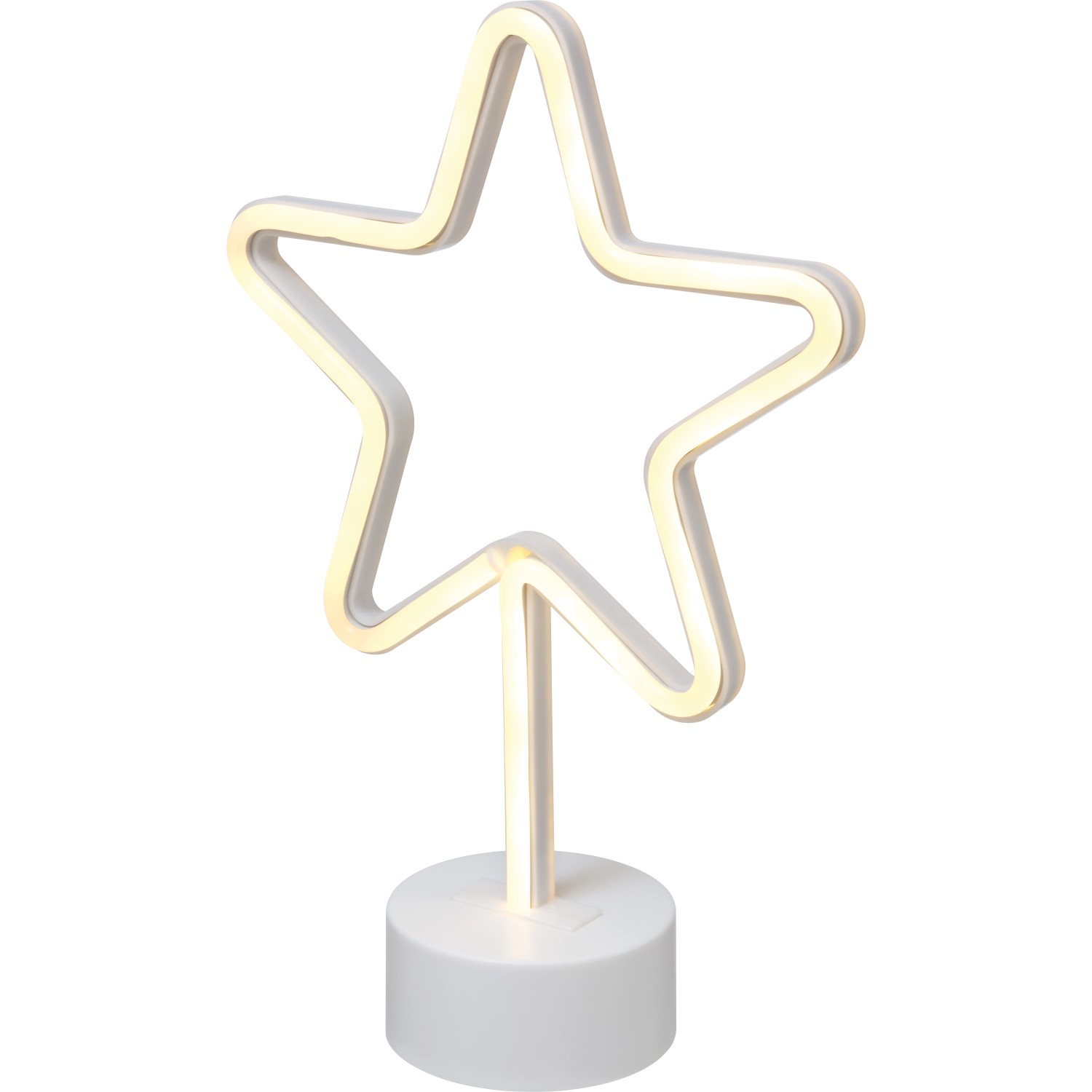 LED-Neonlicht Stern Warmweiß 30 cm