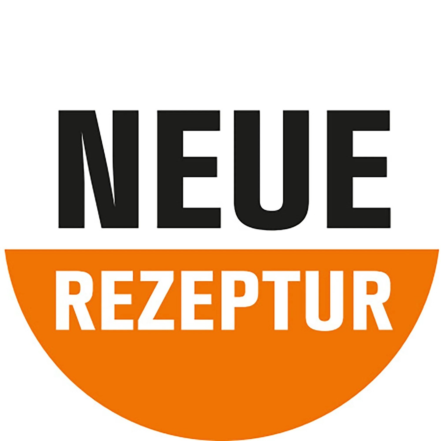 Symbol "Neue Rezeptur" für OBI Nikotinsperre Wandfarbe, weiße Farbe.