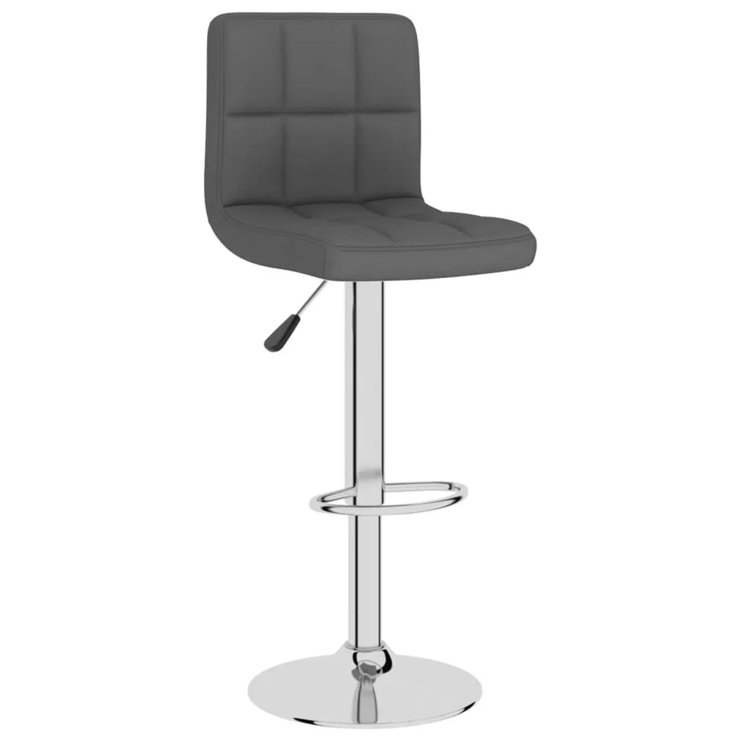 vidaXL Barhocker Dunkelgrau Stoff 334230