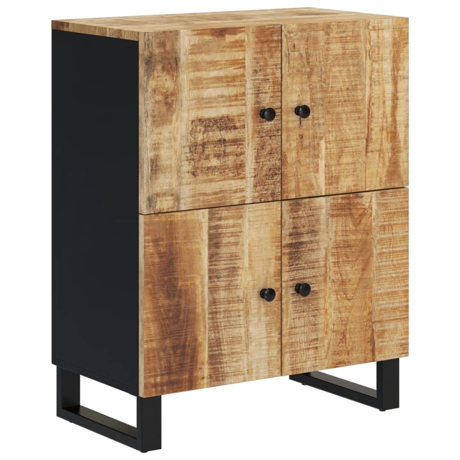 vidaXL Sideboard mit 4 Türen 60x33x75 cm Massivholz Mango 352917 günstig online kaufen