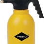 Gelber Mesto Drucksprüher 1,5 L mit schwarzem Pumpkopf und Messingdüse für Gartenanwendungen.