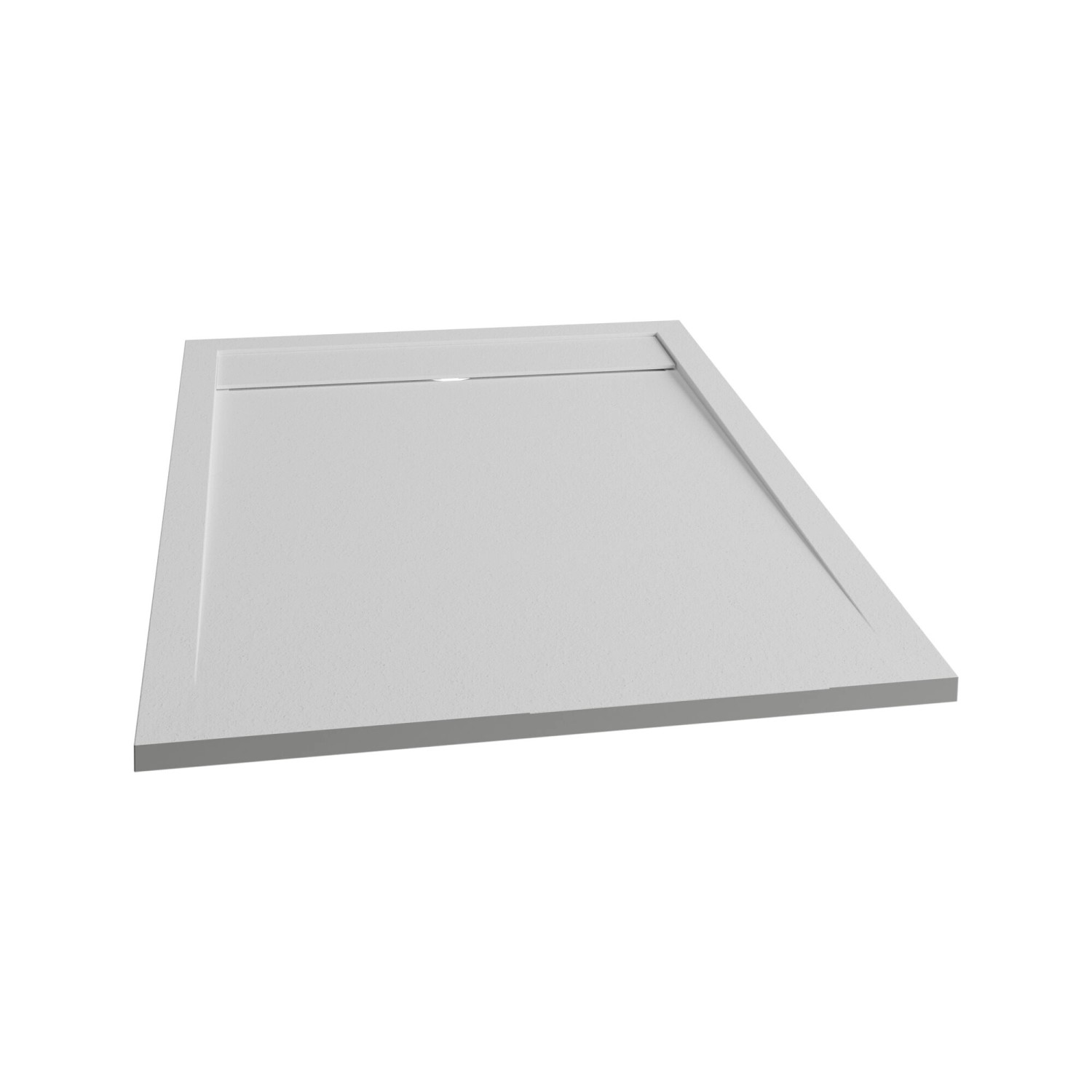 Schulte Duschwanne ExpressPlus Extraflach Rechteck 100 cm x 80 cm Weiß günstig online kaufen