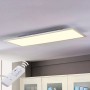 Dimmbares Lindby LED Panel Livel in Alu mit Fernbedienung, Küchenleuchte.