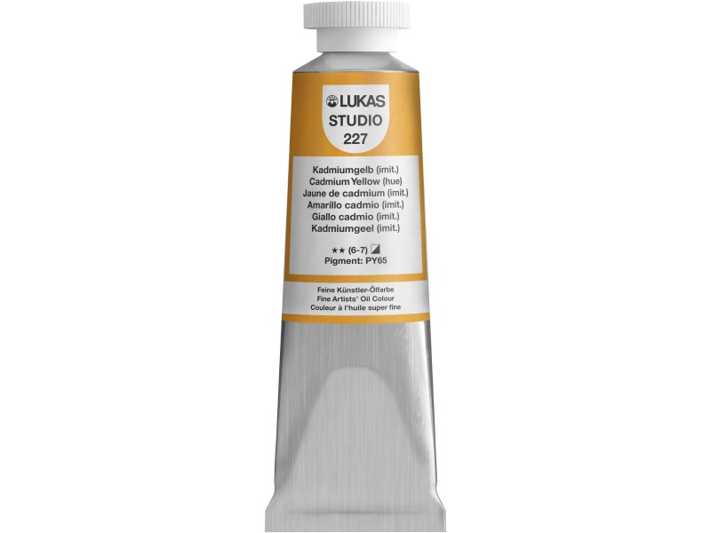 LUKAS STUDIO OIL Ölfarbe – 200 Ml Tube, Premium Qualität, Farbton Brillantgelb, Für Künstler & Studenten