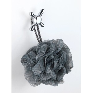 Wenko Wandhaken Tap, Chrom, mit Badeschwamm. Handtuchhalter im Retro-Design.