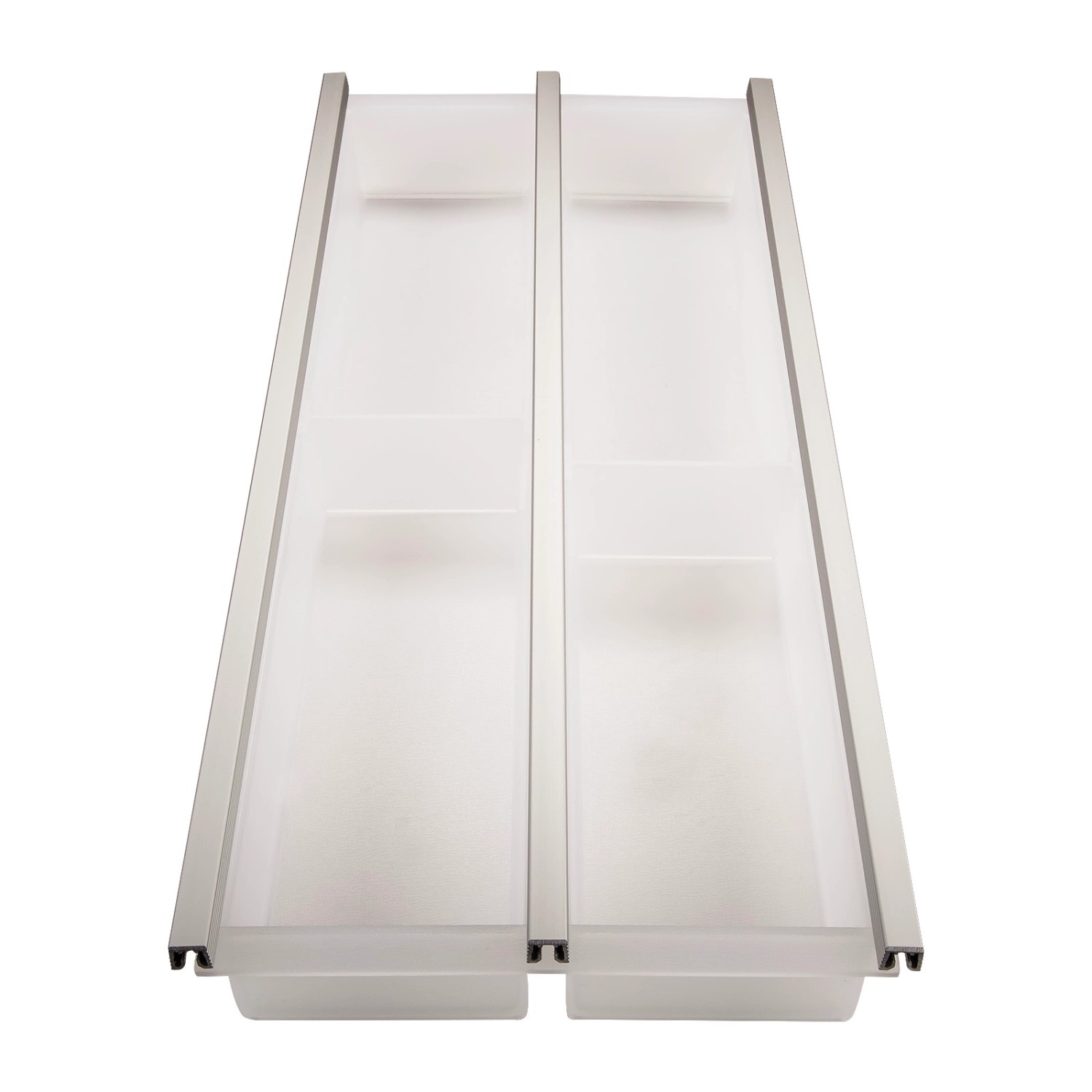 SOTECH Cuisio Besteckeinsatz 300 mm Höhe 55 mm Transluzent Weiß