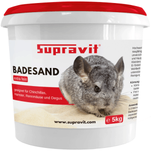 Supravit Chinchilla Sand Badesand für Hamster und Chinchilla