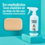 GreenHero Haustierpflege Spray gegen Juckreiz und Milben mit Schwamm.