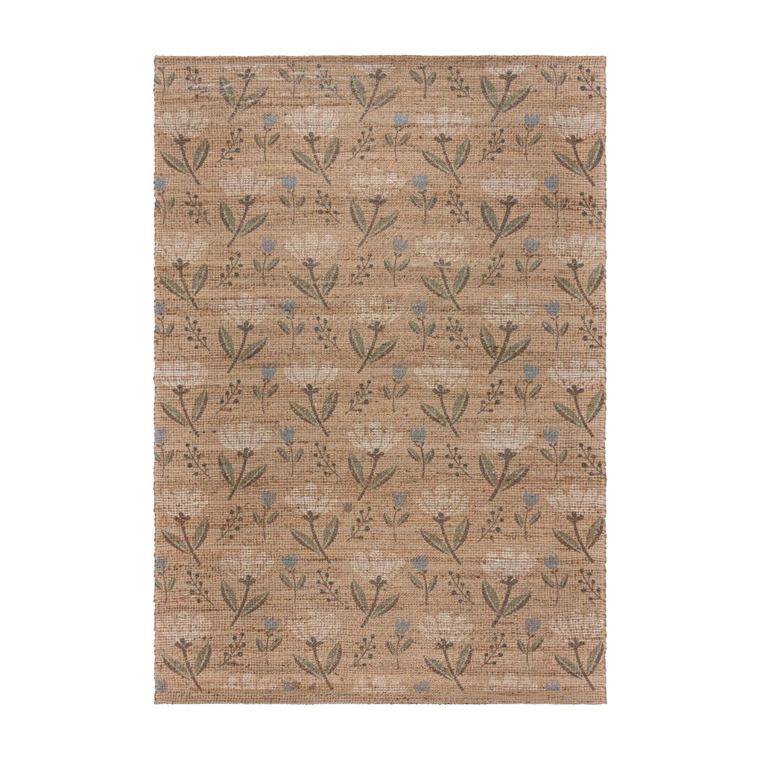 Flair Rugs Kurzflorteppich Arriana Jute 120 cm x 170 cm Natural