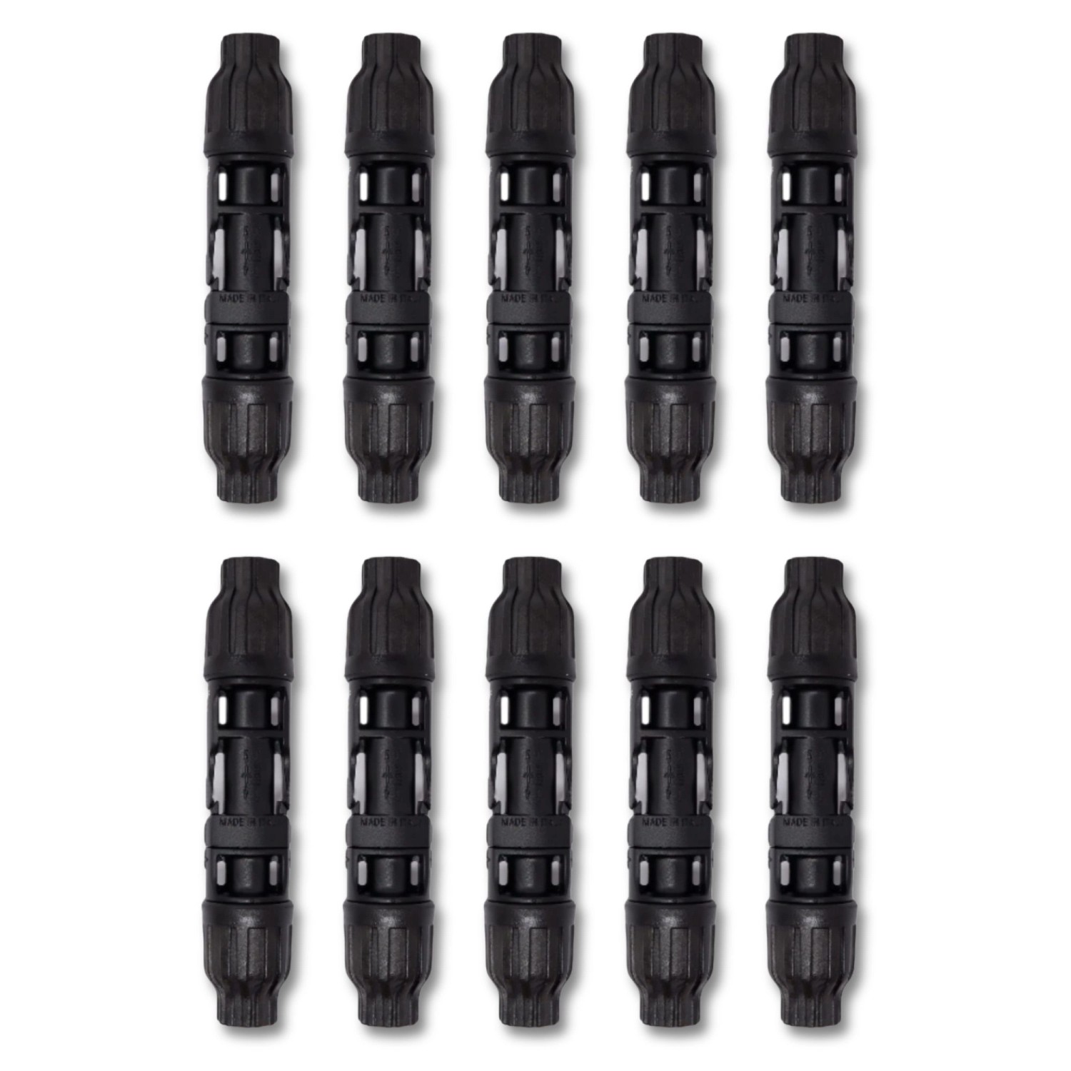 ViD 10er Set Crimpfreie PV-Kabelverbinder IP68 4,0-6,0mm²