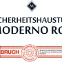 Sicherheitshaustür Moderno RC3, Aluminium, einbruchhemmend. Details zum Einbruchschutz.