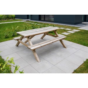 Diephaus Betonplatte mit Fase 50 cm x 50 cm x 5 cm Grau