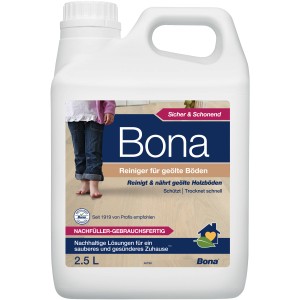 Bona Reiniger für geölte Böden, 2,5L Nachfüllkanister für die Pflege und Reinigung von Parkettböden.