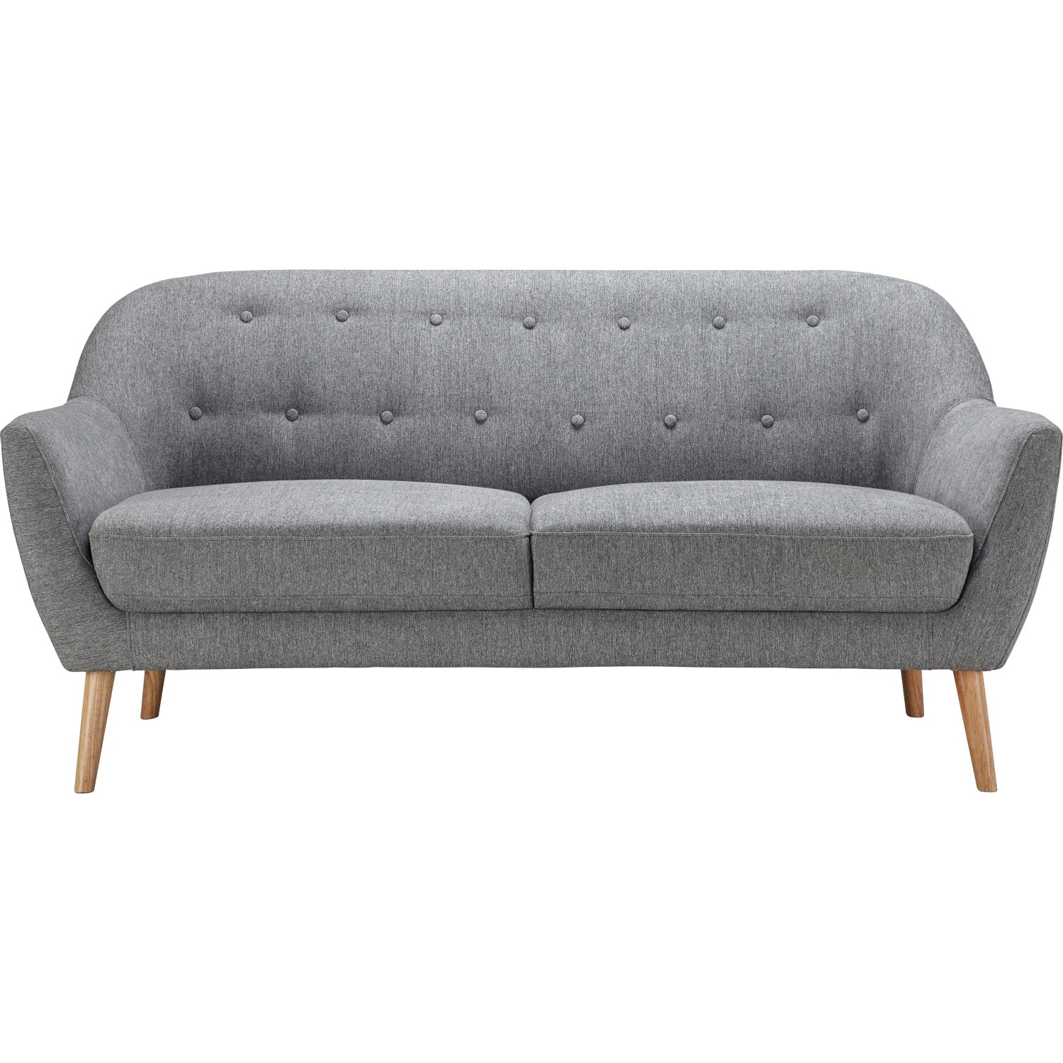 Bessagi Home Sofa Anela Grau Webstoff