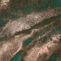 Komar Fototapete Vlies Molten Copper, abstrakte Kupfer- und Grüntöne, 400x280 cm.