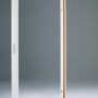 CPL Türzarge in Kitt-Grau, 75x203 cm, für Wandstärke 30,6-32,6 cm, Anschlag rechts.