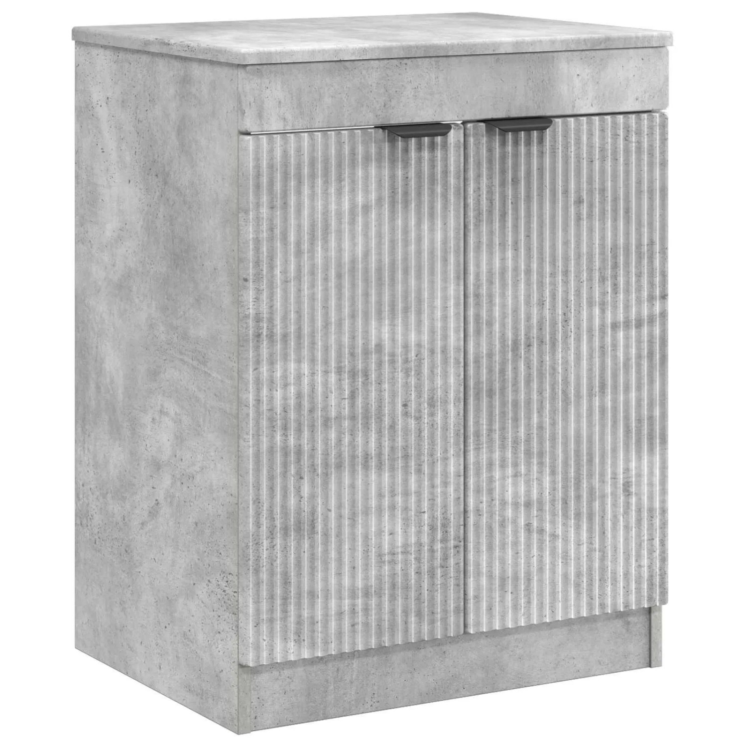 vidaXL Badezimmerschrank Betongrau 54 x 41 x 70 cm Holzwerkstoff 890151