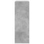 Schlanker Schuhschrank Betongrau, 60x34x96,5 cm, aus Holzwerkstoff. Betonoptik für den Flur.