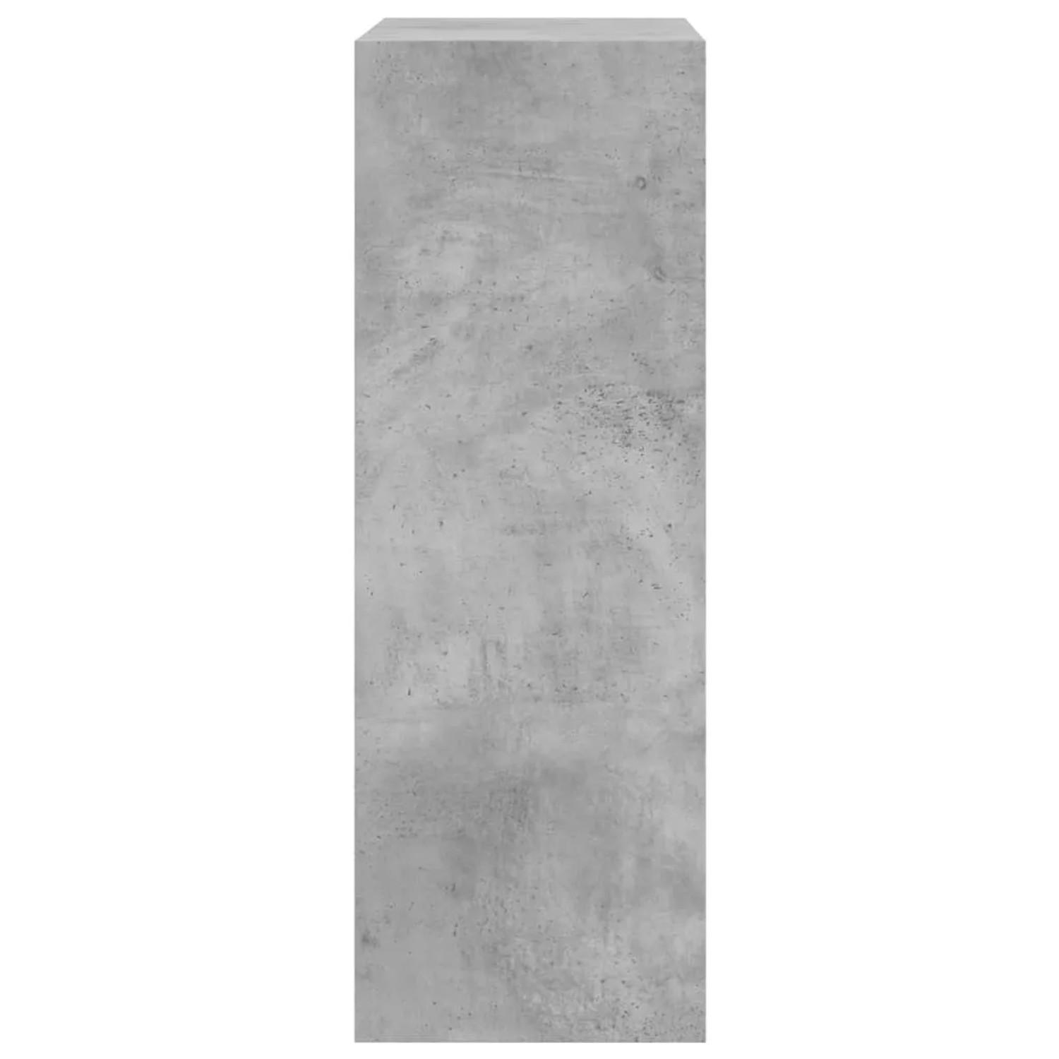 Schlanker Schuhschrank Betongrau, 60x34x96,5 cm, aus Holzwerkstoff. Betonoptik für den Flur.