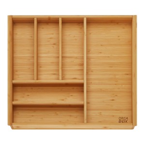 SOTECH ORGA-BOX 3 Bambus Besteckeinsatz Für 60er Schublade 473x497x56 mm mit 6 Fächer Für Nobilia Küchen Ab August 2012