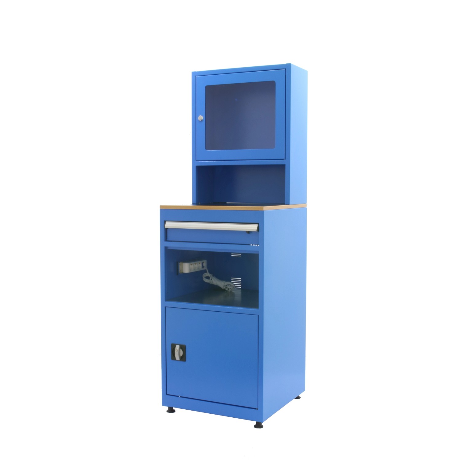 PROREGAL Industrie-PC-Schrank AMEGO HxBxT 170 x 56 x 57 cm Mit Schließfach günstig online kaufen