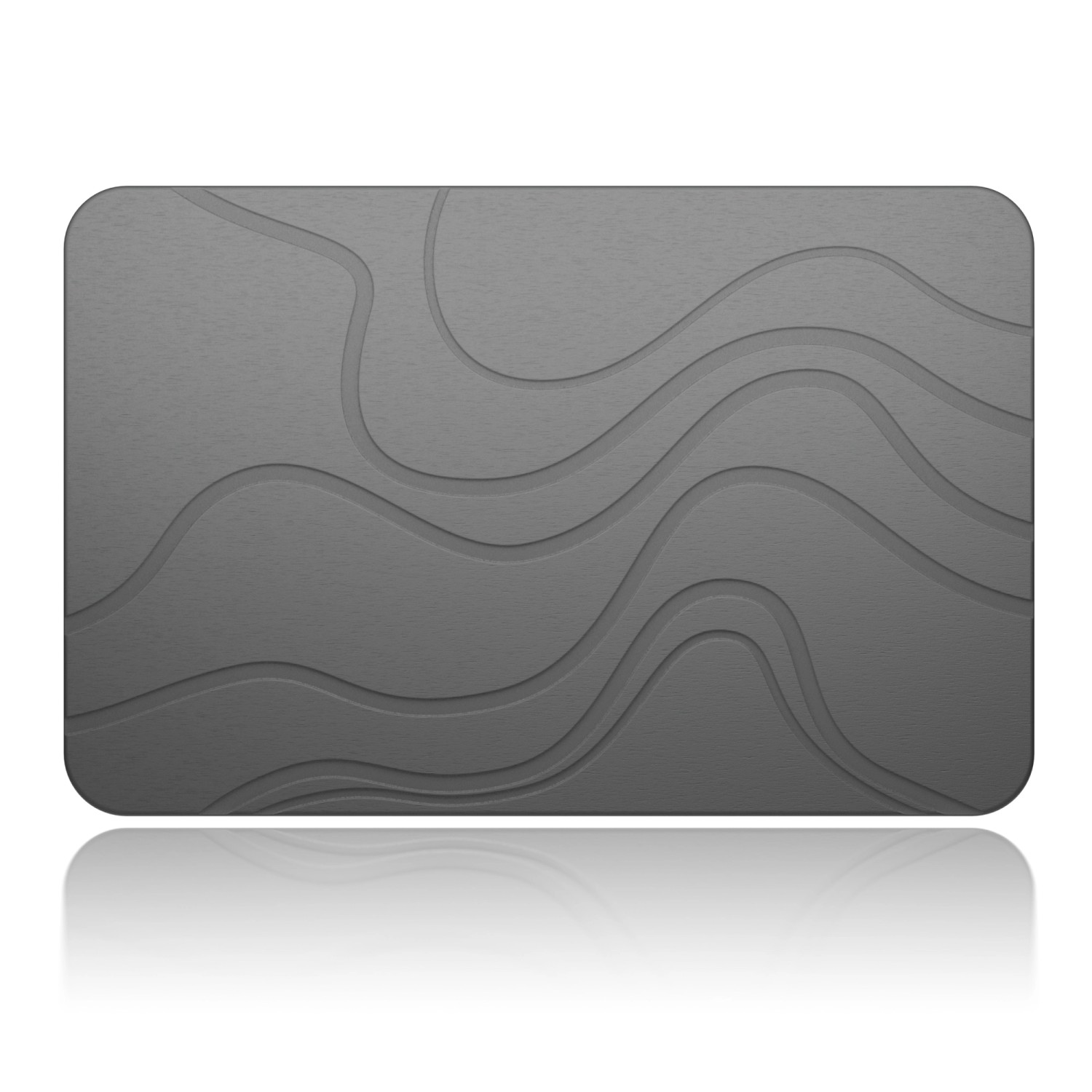 Thumbnail - Björn&Schiller Badematte 60x39 cm Kieselgur Steinmatte Dunkelgrau für Badezimmer