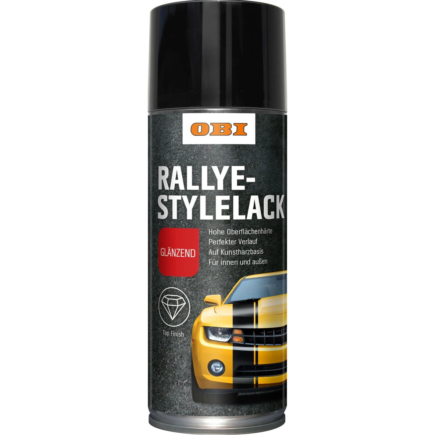 OBI Rallyestyle Lack Spray Schwarz glänzend 400 ml