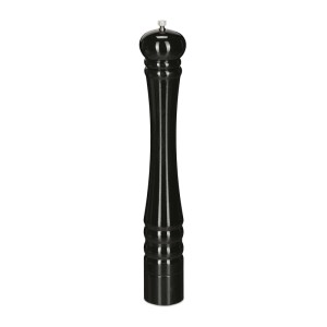 Schwarze Relaxdays Salz- und Pfeffermühle aus Buchenholz, 40cm, mit Keramikmahlwerk.