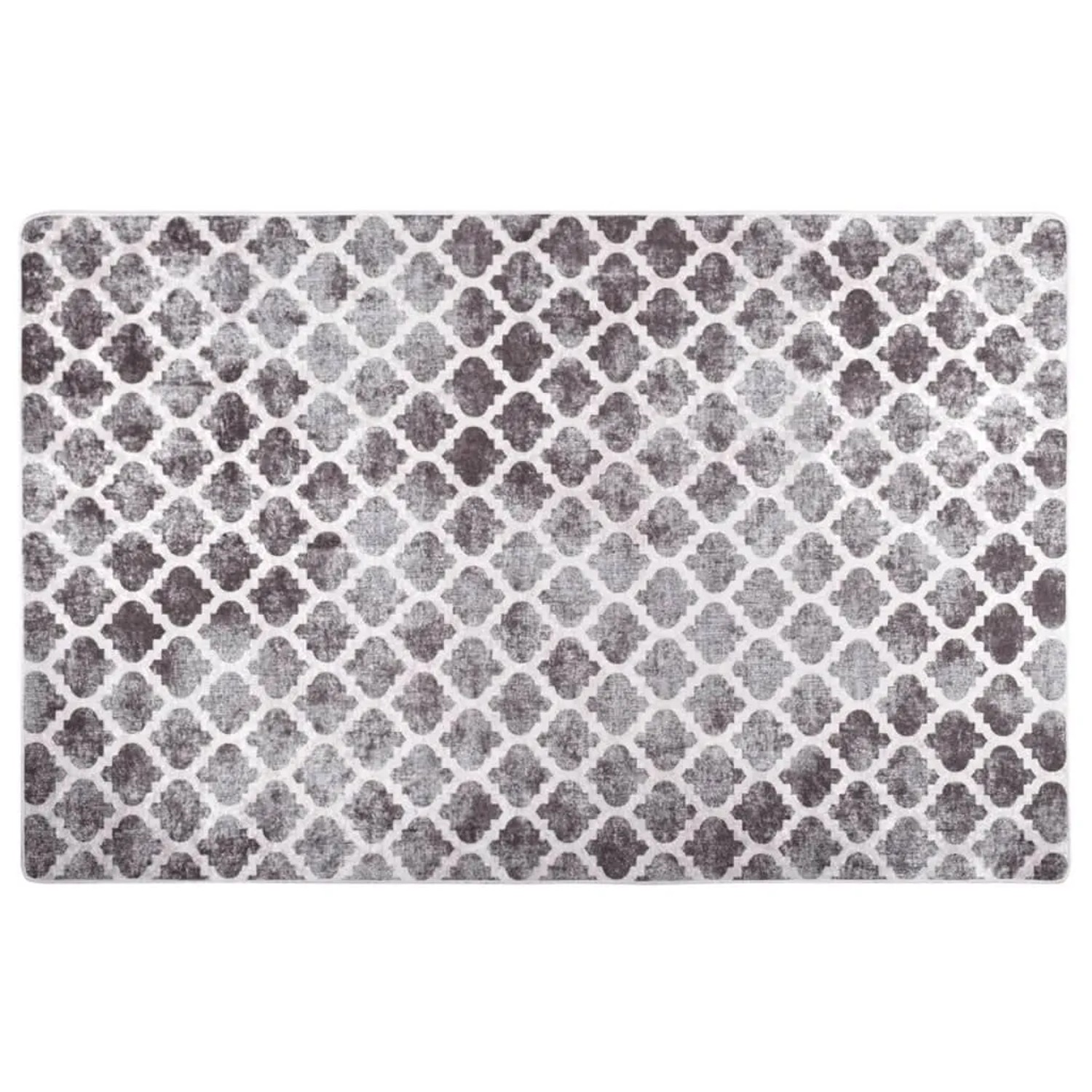 vidaXL Teppich Waschbar 160x230 cm Mehrfarbig Rutschfest 337979