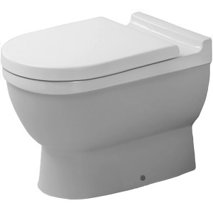 Duravit Starck 3 Stand-WC, weiß, Tiefspüler, waagerechter Abgang, 56 cm