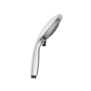 Schütte Handbrause Toscana II Chrom, elegante Brause mit Antikalk-Noppen und Wasserstopp-Funktion.