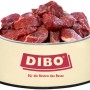 Dibo Hunde-Barf Rindfleisch 500g im Napf. Frostfutter für eine ausgewogene Hundeernährung.