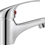 Chrom Einhebel-Waschtischarmatur Secchia für Waschbecken im Bad oder Gäste-WC.
