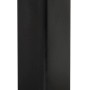 Schwarze System 9 Außenecke für Laminat & Parkett, 1 Stück.